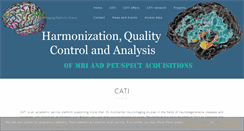 Desktop Screenshot of cati-neuroimaging.com