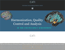 Tablet Screenshot of cati-neuroimaging.com